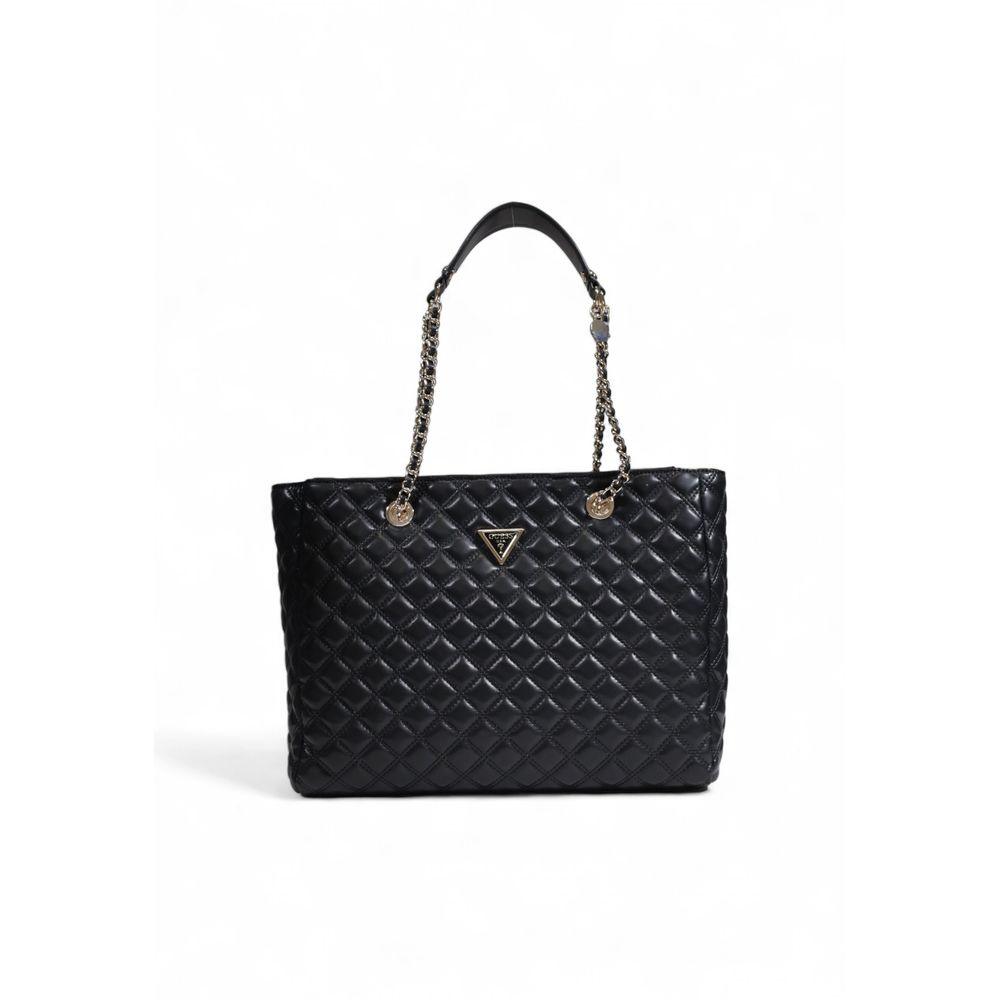 Guess Black Polyethylene Handbag - Arichezz.store