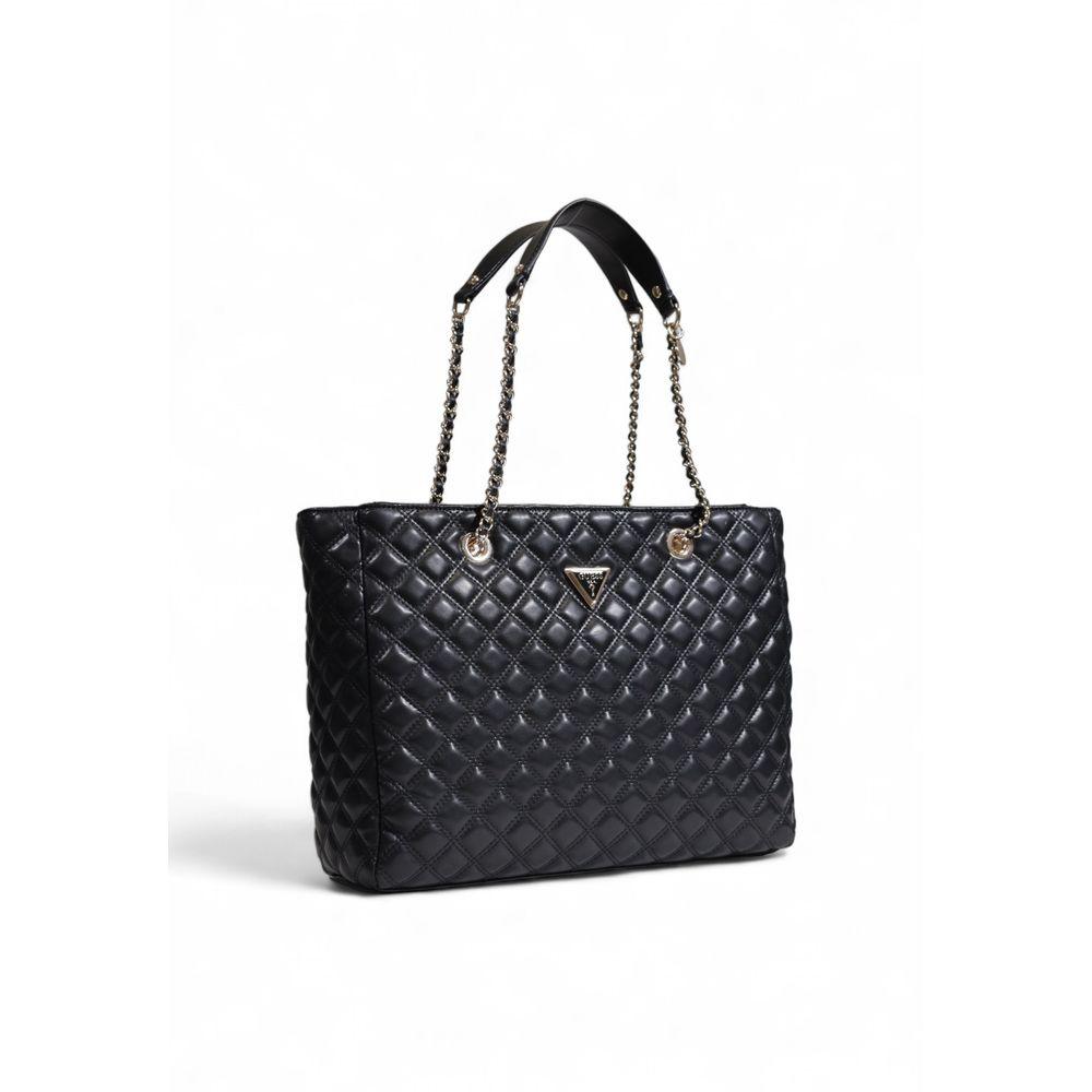 Guess Black Polyethylene Handbag - Arichezz.store