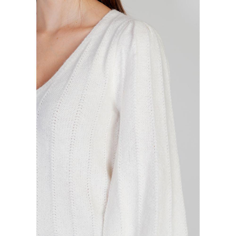 Guess White Polyester Sweater - Arichezz.store