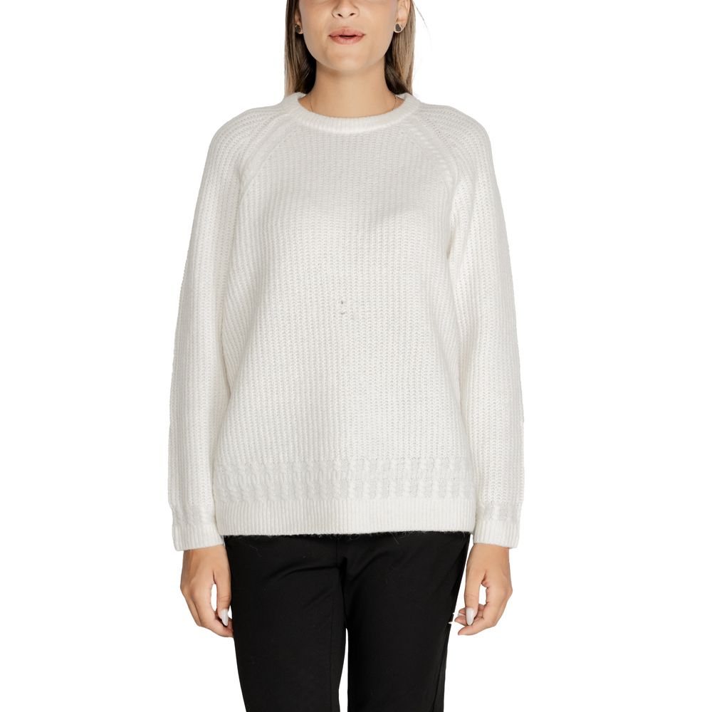 Guess White Polyester Sweater - Arichezz.store