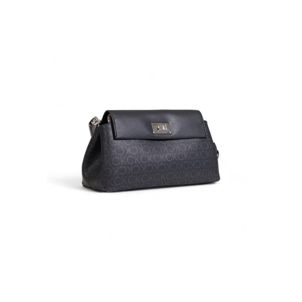 Calvin Klein Black Recycled Polyester Handbag - Arichezz.store