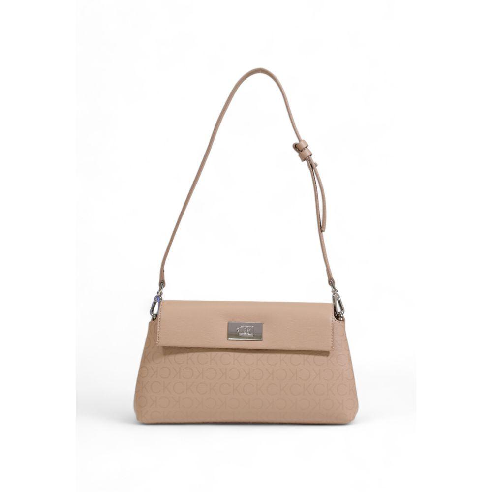 Calvin Klein Beige Recycled Polyester Handbag - Arichezz.store