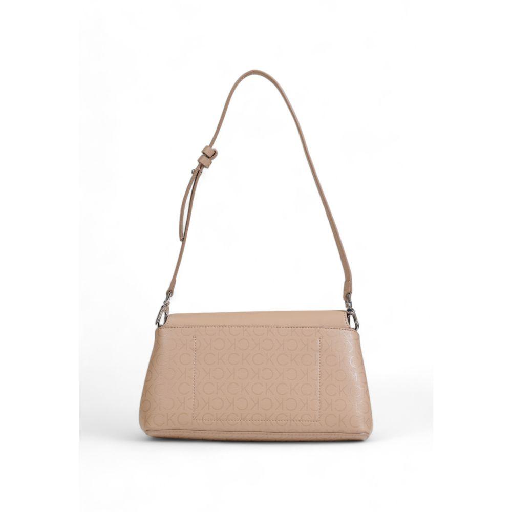 Calvin Klein Beige Recycled Polyester Handbag - Arichezz.store