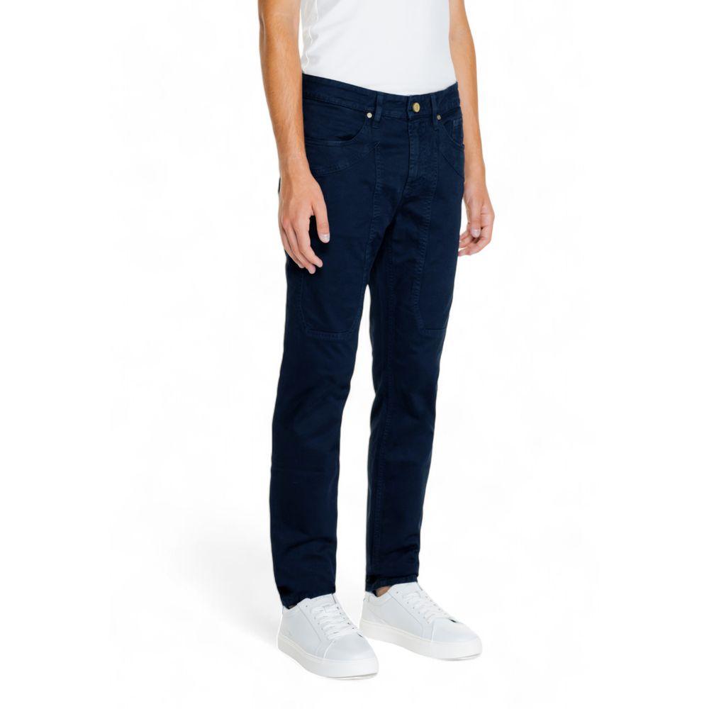 Jeckerson Blue Cotton Jeans & Pant - Arichezz.store