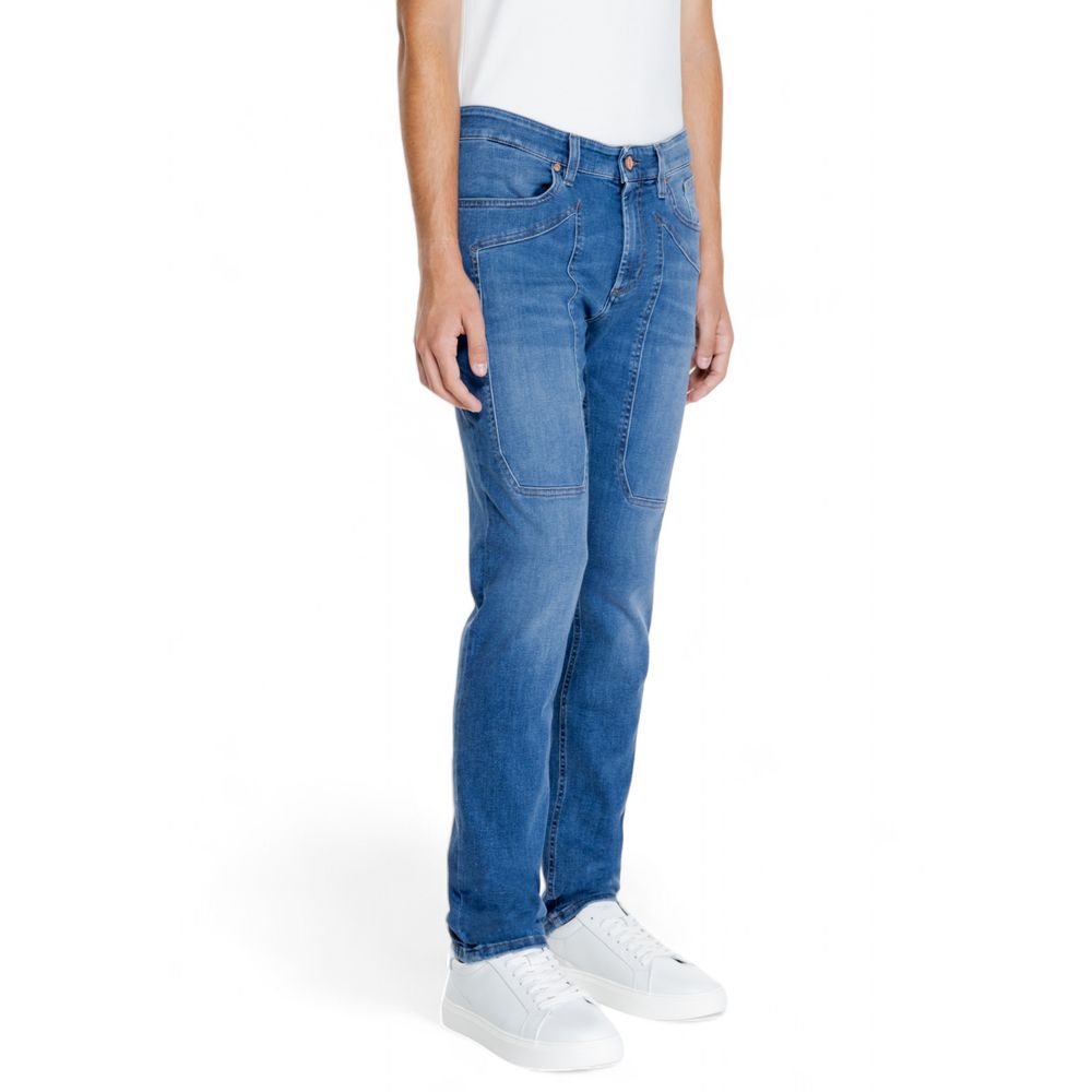 Jeckerson Blue Cotton Jeans & Pant - Arichezz.store