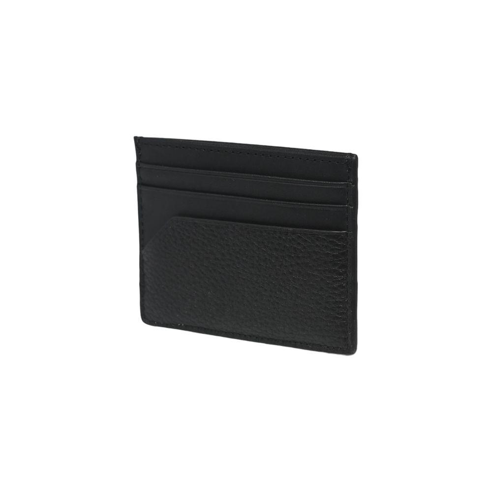 Tommy Hilfiger Black Leather Wallet for Men - Arichezz.store