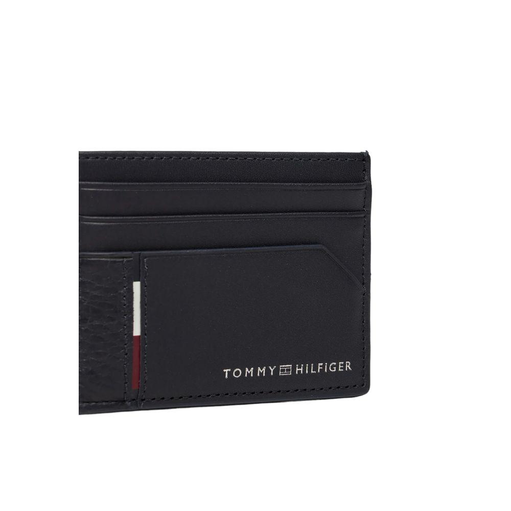 Tommy Hilfiger Blue Leather Wallet - Arichezz.store