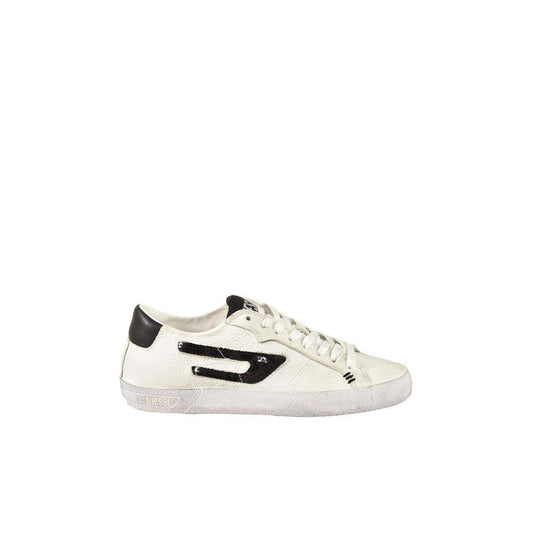 Diesel White Leather Sneaker - Arichezz.store