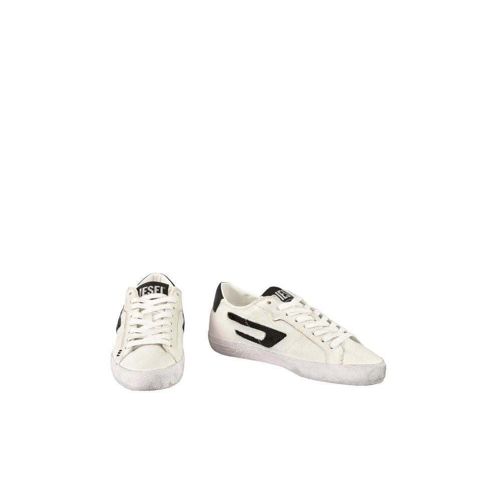 Diesel White Leather Sneaker - Arichezz.store