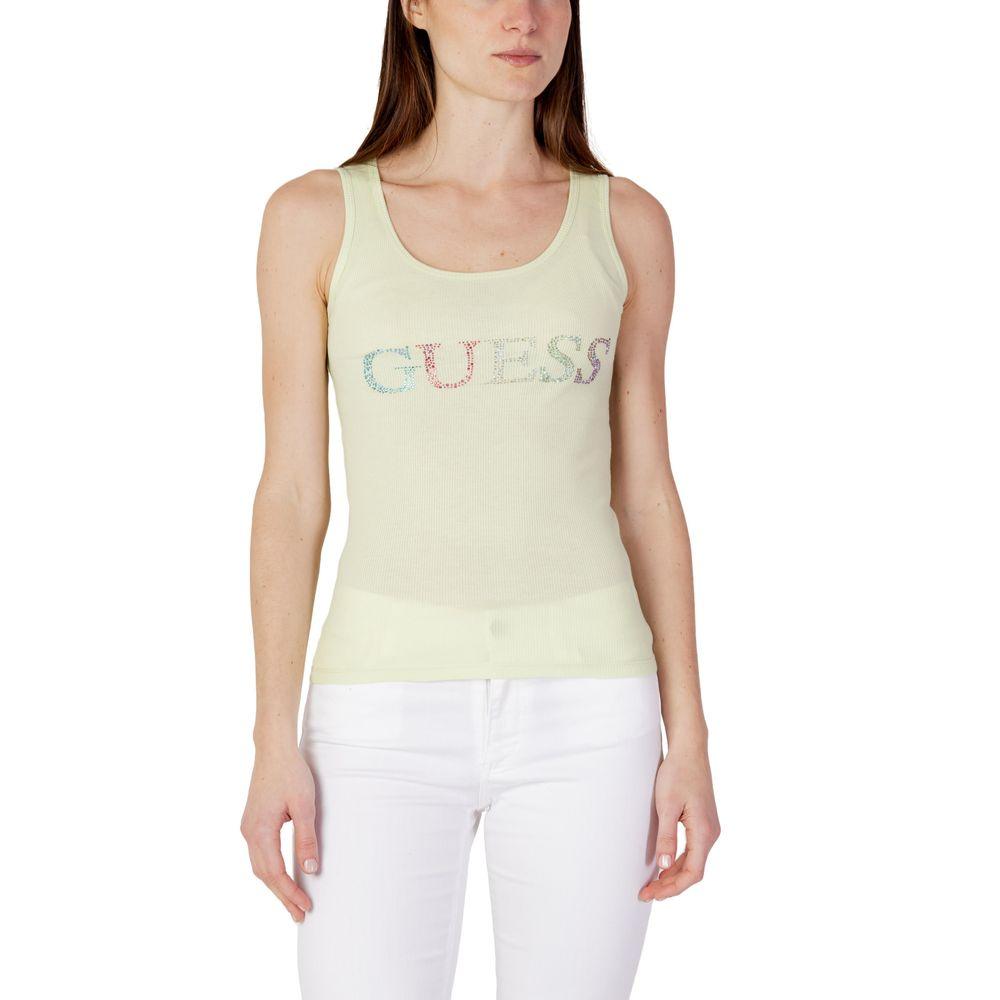 Guess Green Cotton Tops & T-Shirt - Arichezz.store