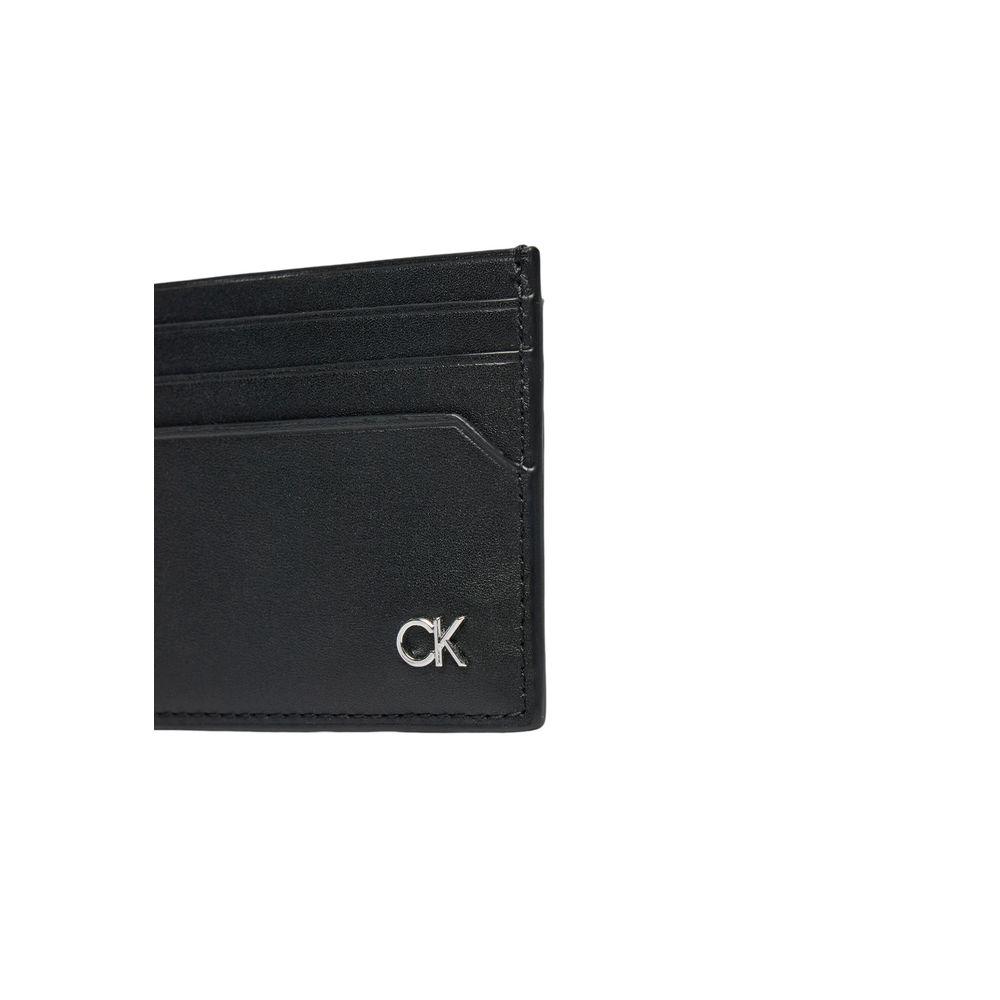 Calvin Klein Black Leather Wallet - Arichezz.store