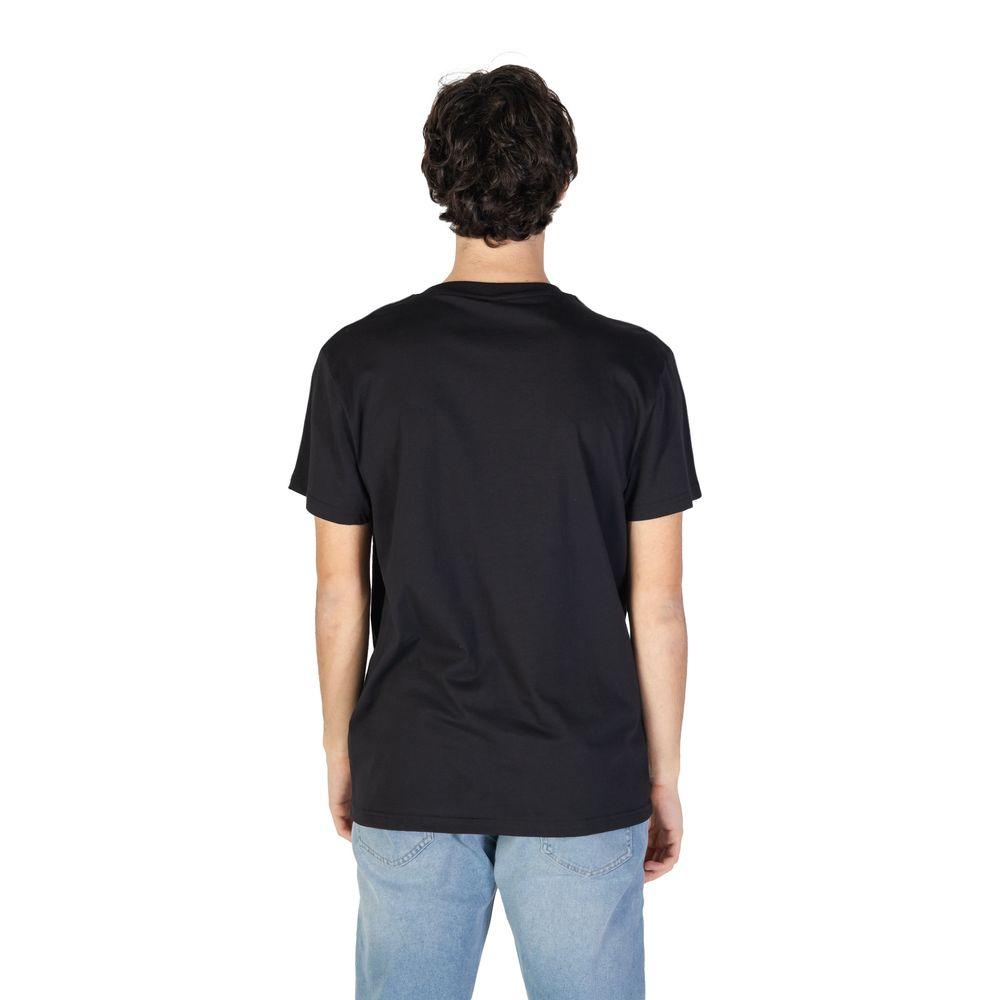 Moschino Black Cotton T-Shirt - Arichezz.store