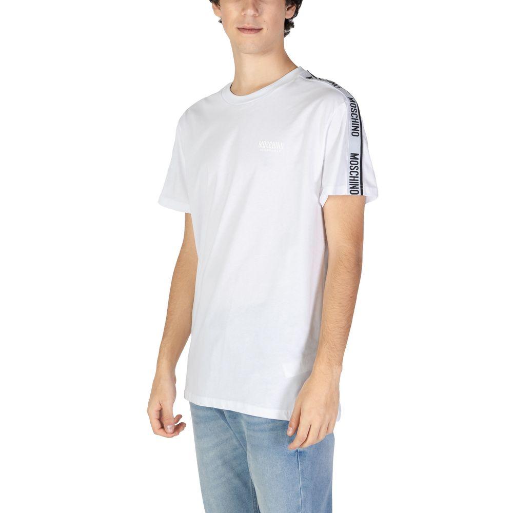 Moschino White Cotton T-Shirt - Arichezz.store