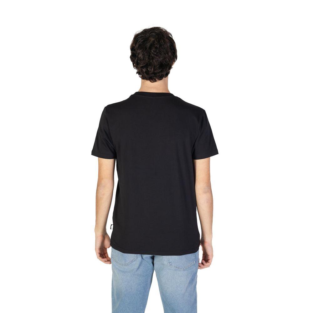 Moschino Black Cotton T-Shirt - Arichezz.store