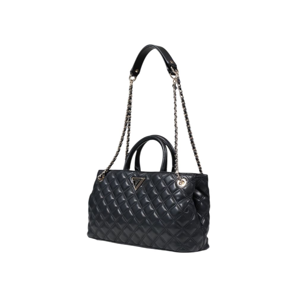 Guess Black Polyethylene Handbag - Arichezz.store