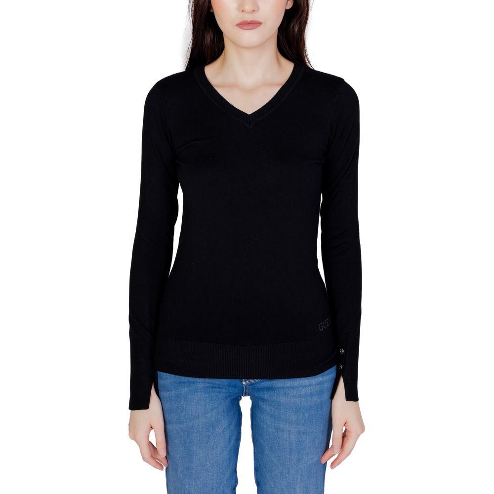 Guess Black Cotton Tops & T-Shirt - Arichezz.store