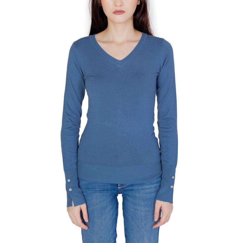 Guess Blue Cotton Tops & T-Shirt - Arichezz.store