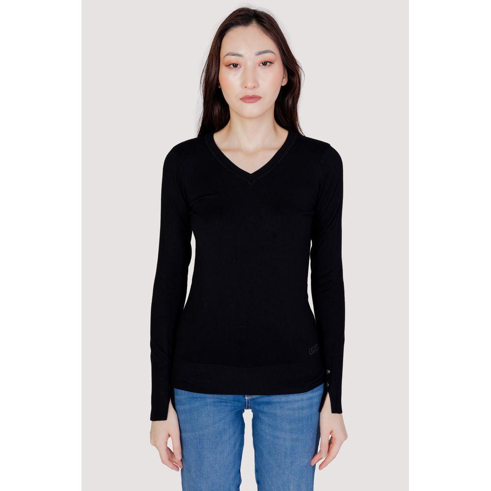 Guess Black Cotton Tops & T-Shirt - Arichezz.store