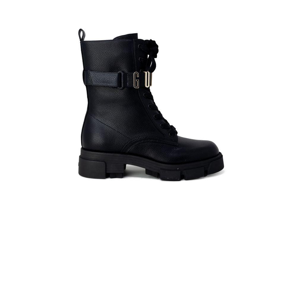 Guess Black Synthetic Leather Boot - Arichezz.store