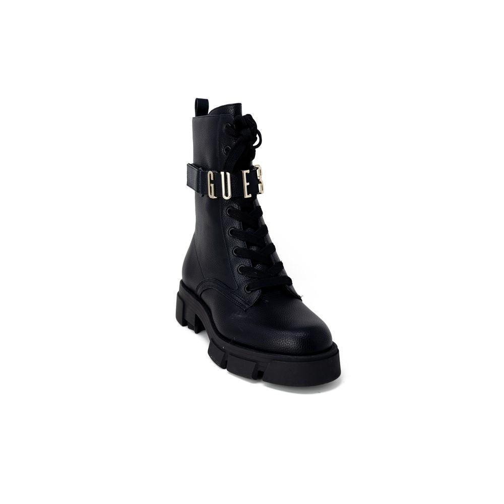 Guess Black Synthetic Leather Boot - Arichezz.store