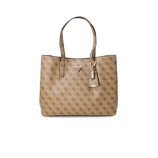 Guess Beige Polyethylene Handbag - Arichezz.store