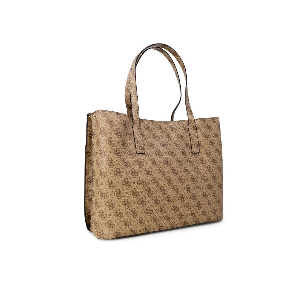 Guess Beige Polyethylene Handbag - Arichezz.store