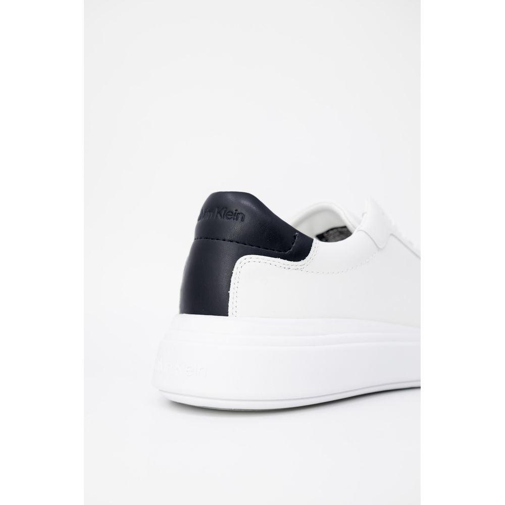 Calvin Klein White Leather Sneaker - Arichezz.store