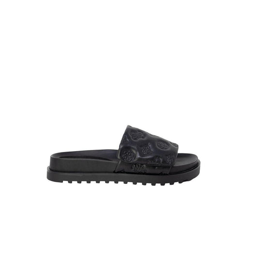 Guess Black Synthetic Material Sandal - Arichezz.store