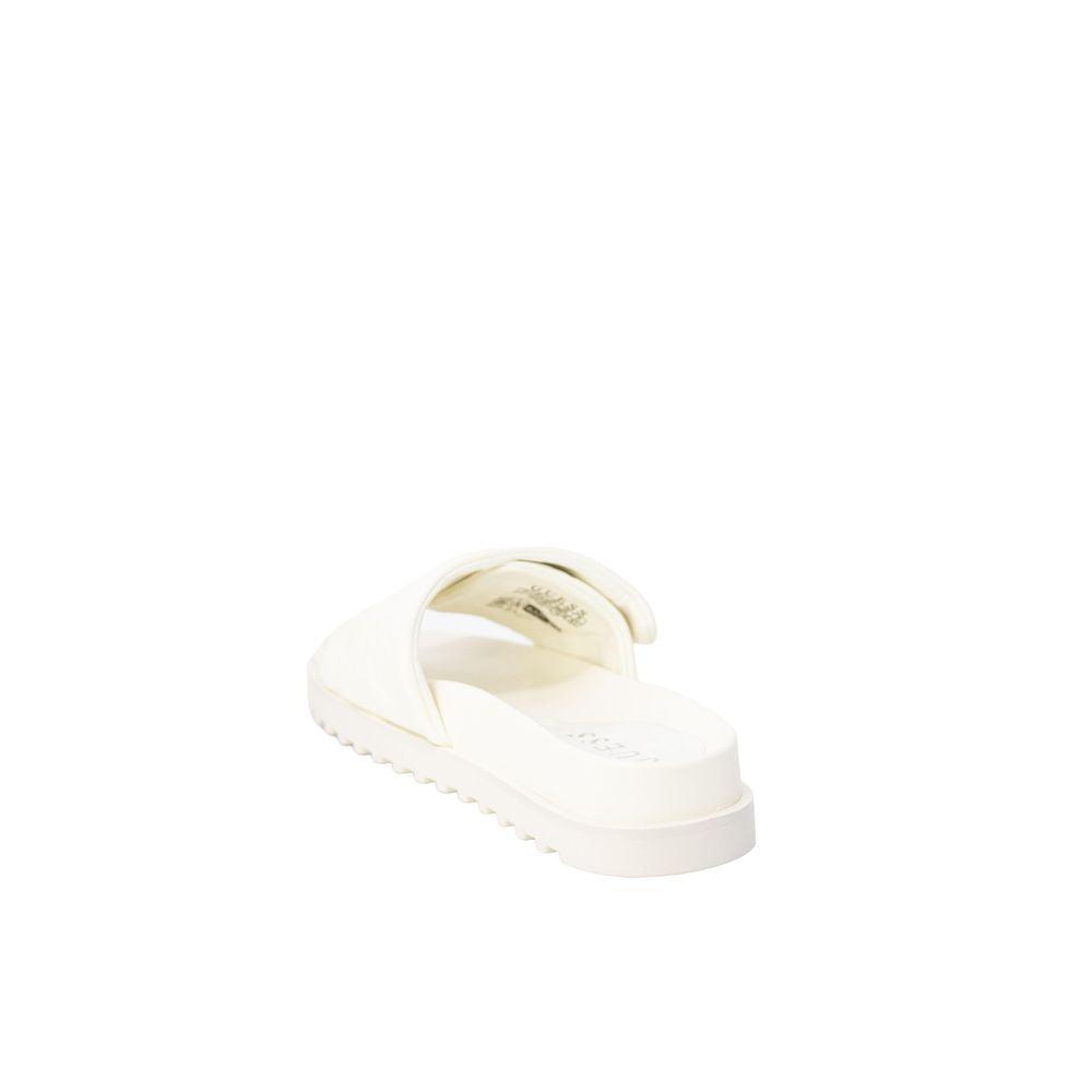 Guess Beige Synthetic Material Sandal - Arichezz.store