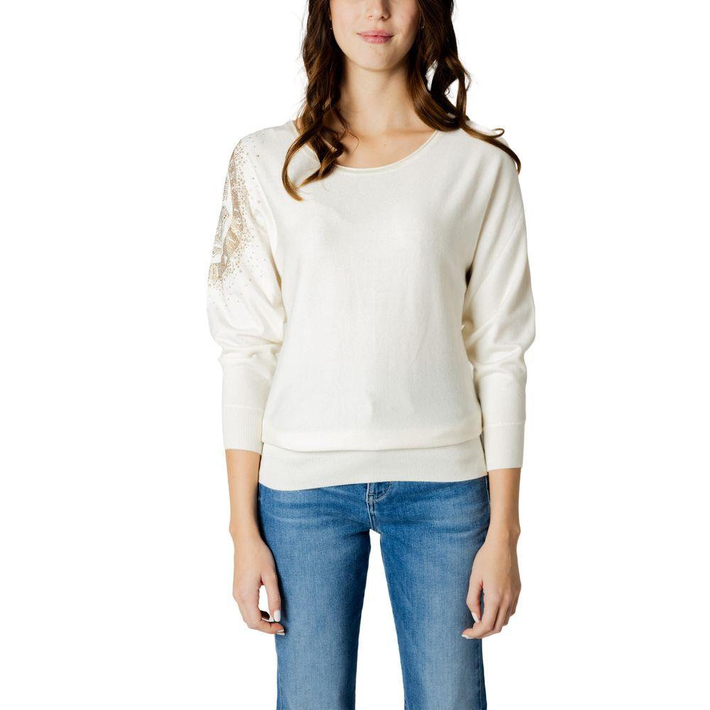 Guess White Viscose Tops & T-Shirt - Arichezz.store