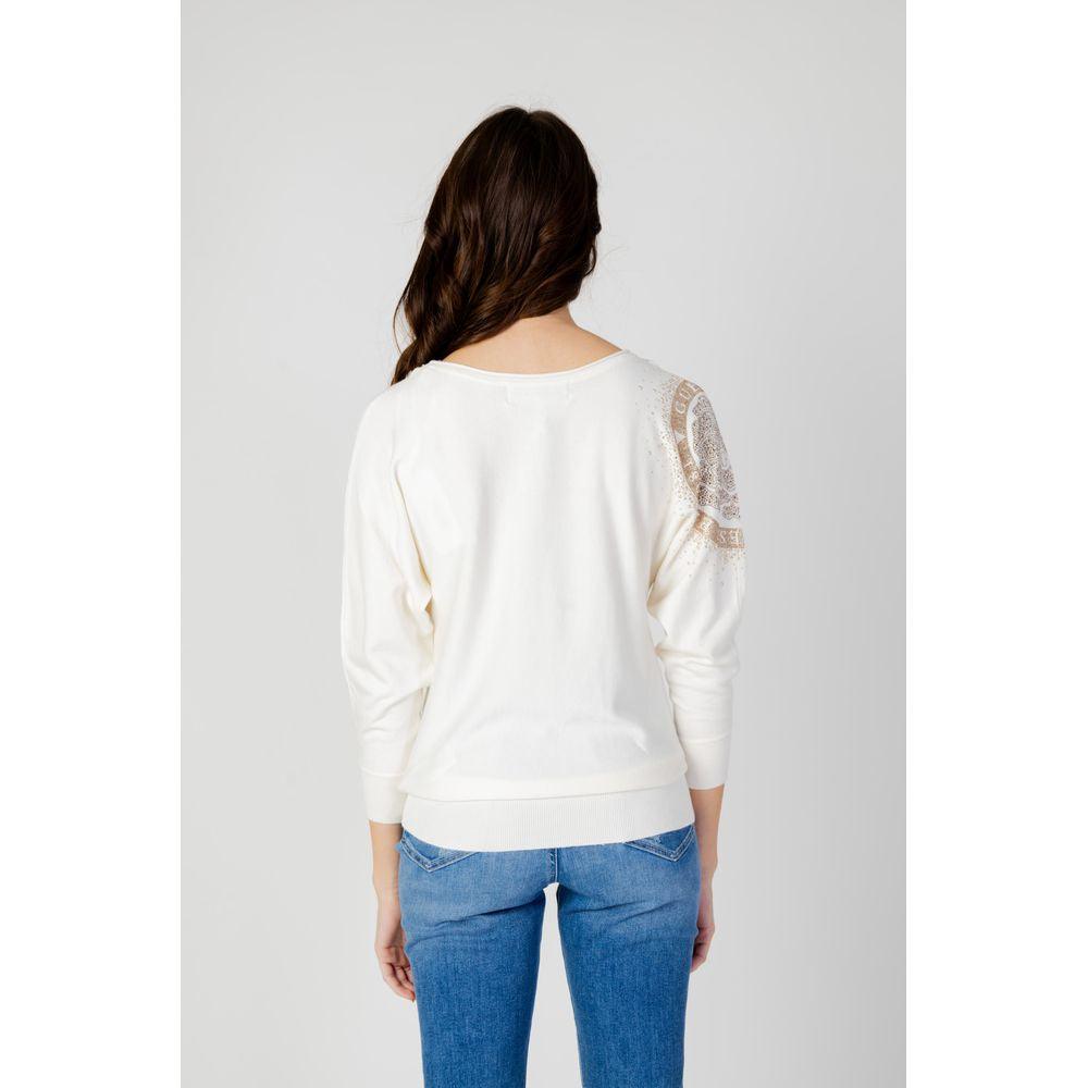 Guess White Viscose Tops & T-Shirt - Arichezz.store