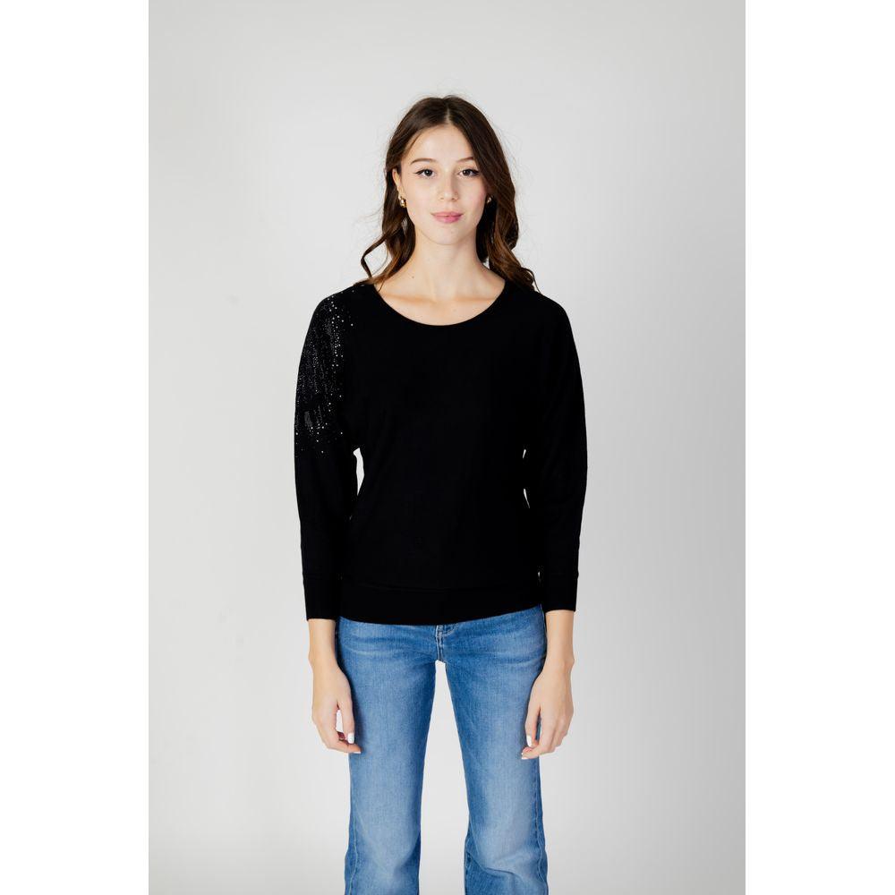 Guess Black Viscose Tops & T-Shirt - Arichezz.store