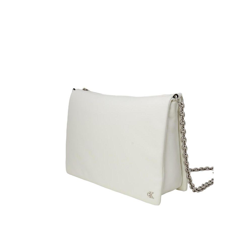 Calvin Klein Cream Recycled Polyester Handbag - Arichezz.store