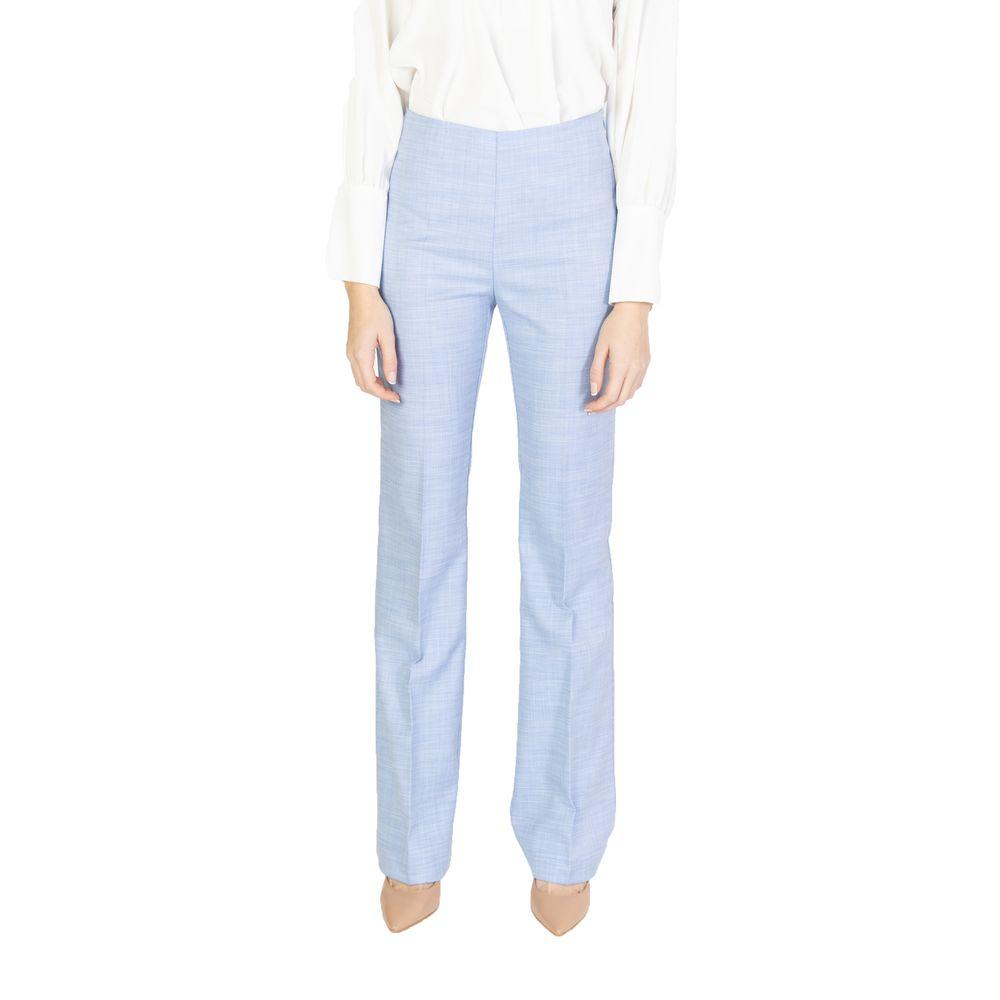 Sandro Ferrone Blue Viscose Jeans & Pant - Arichezz.store