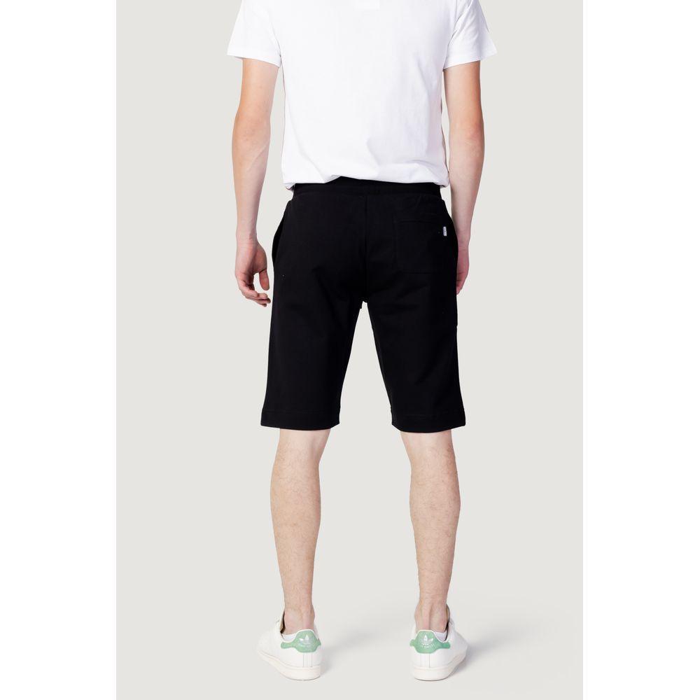 Moschino Black Cotton Short - Arichezz.store