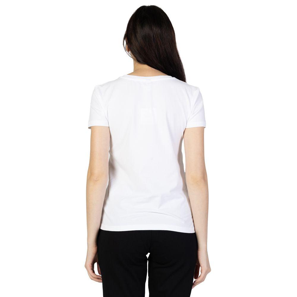 Moschino White Cotton Tops & T-Shirt - Arichezz.store