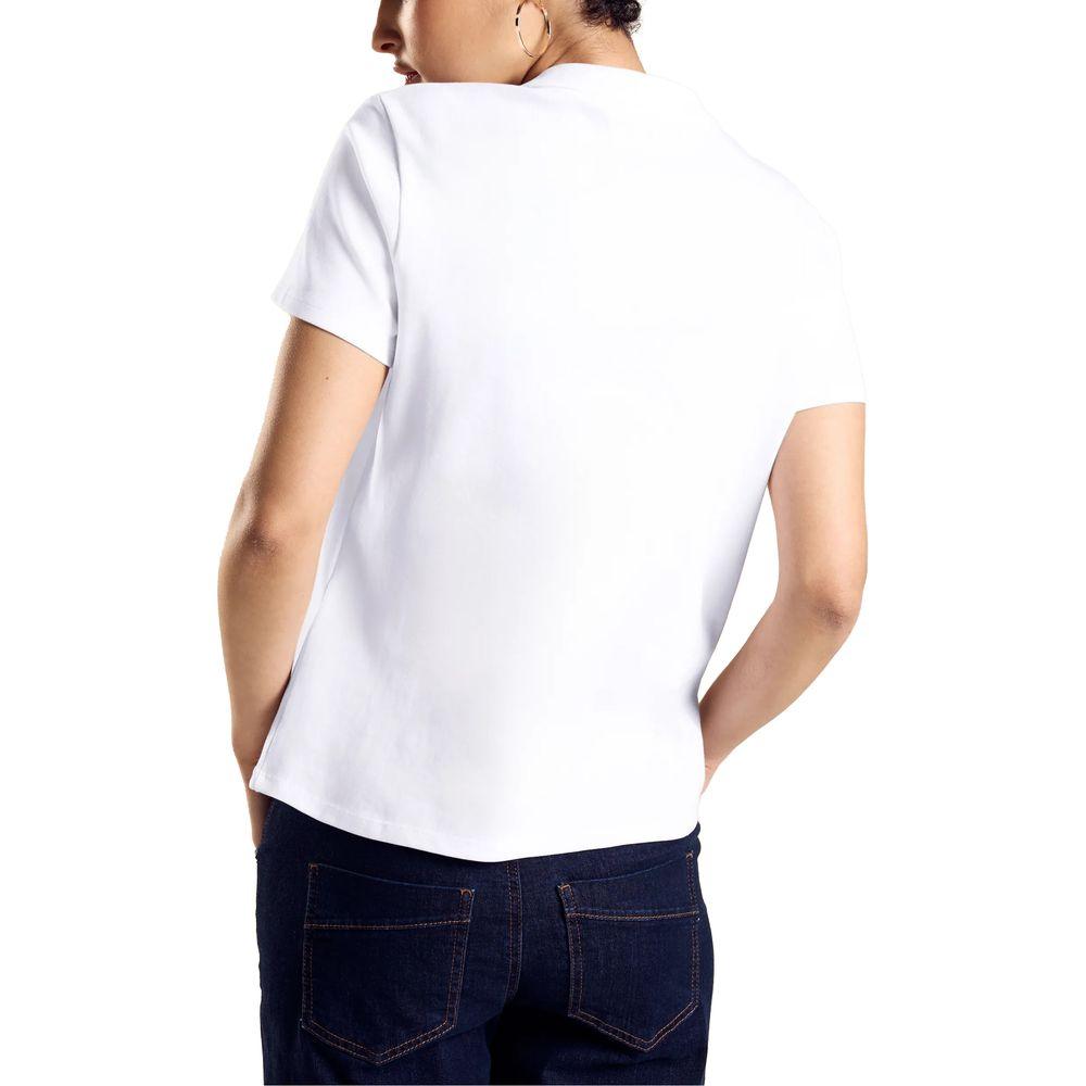 Street One White Cotton Tops & T-Shirt - Arichezz.store