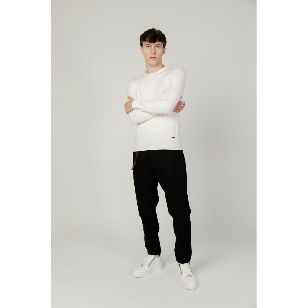 Gianni Lupo Black Cotton Jeans & Pant