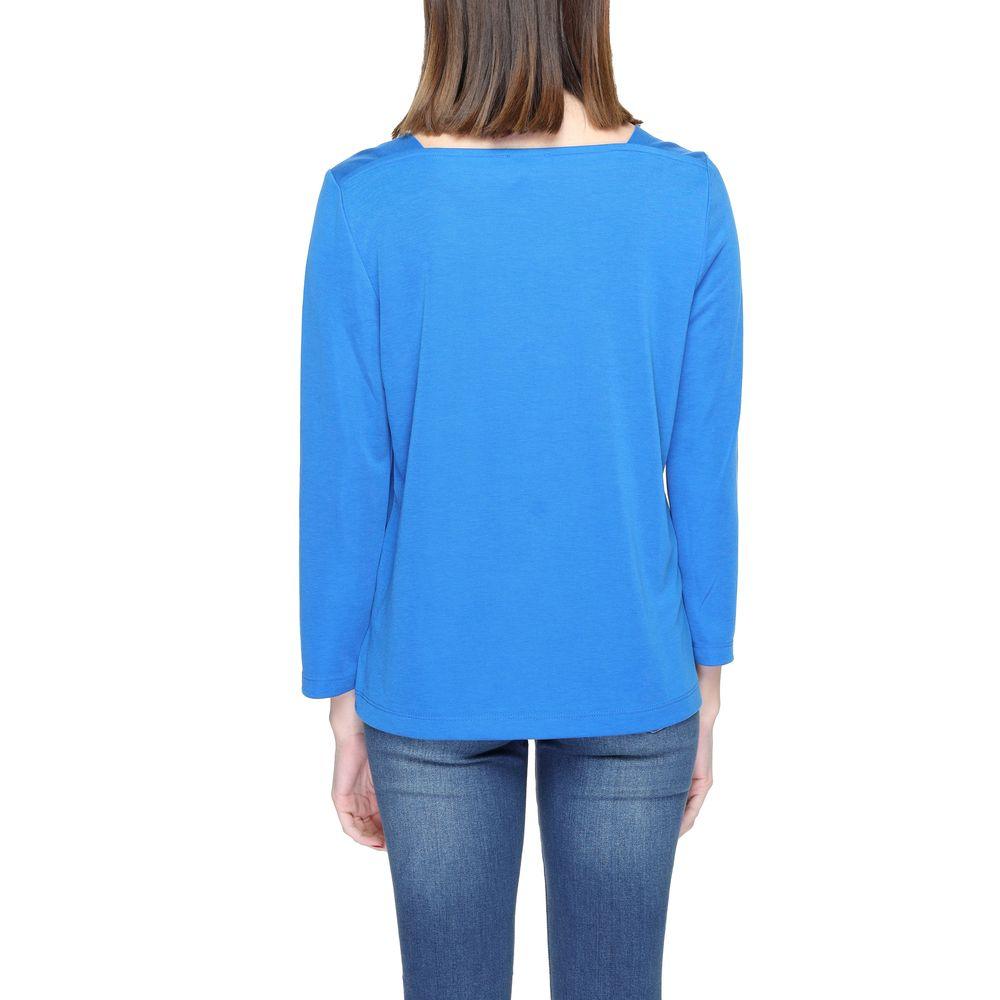 Street One Blue Modal Tops & T-Shirt - Arichezz.store