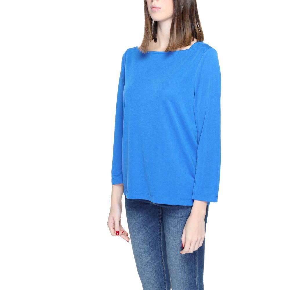 Street One Blue Modal Tops & T-Shirt - Arichezz.store