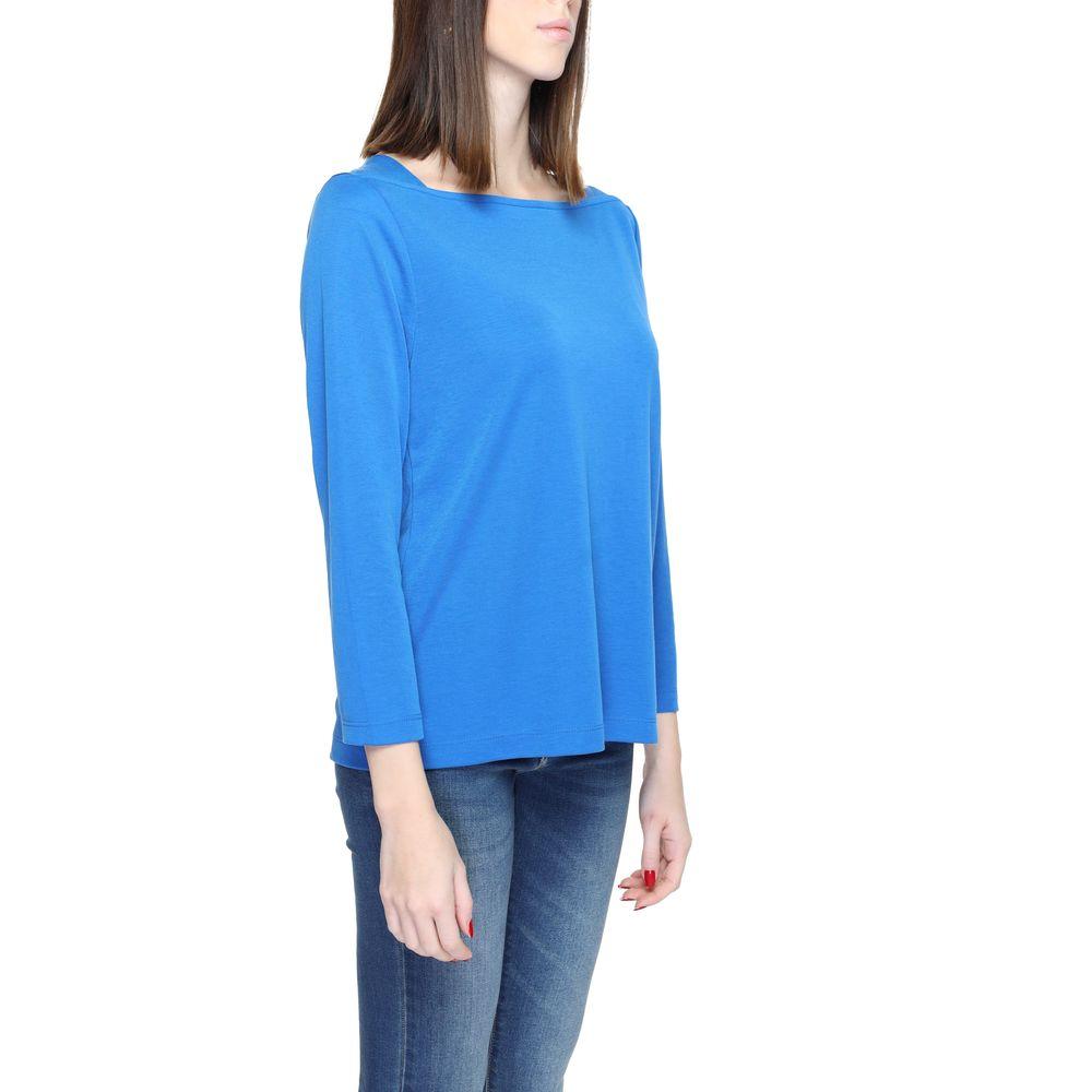 Street One Blue Modal Tops & T-Shirt - Arichezz.store