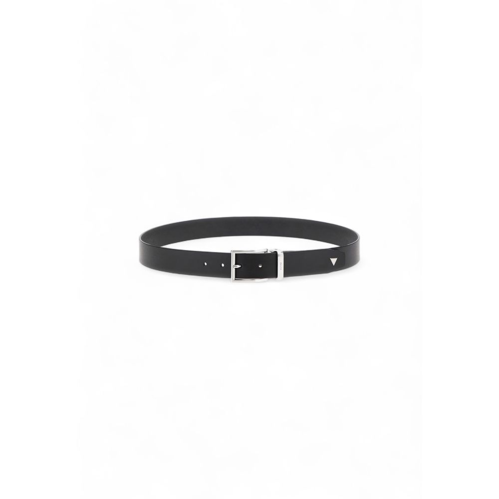 Guess Black Leather Belt - Arichezz.store