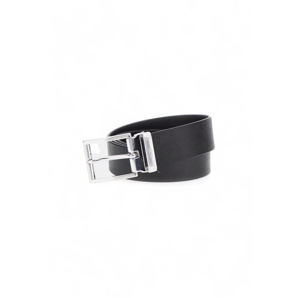 Guess Black Leather Belt - Arichezz.store