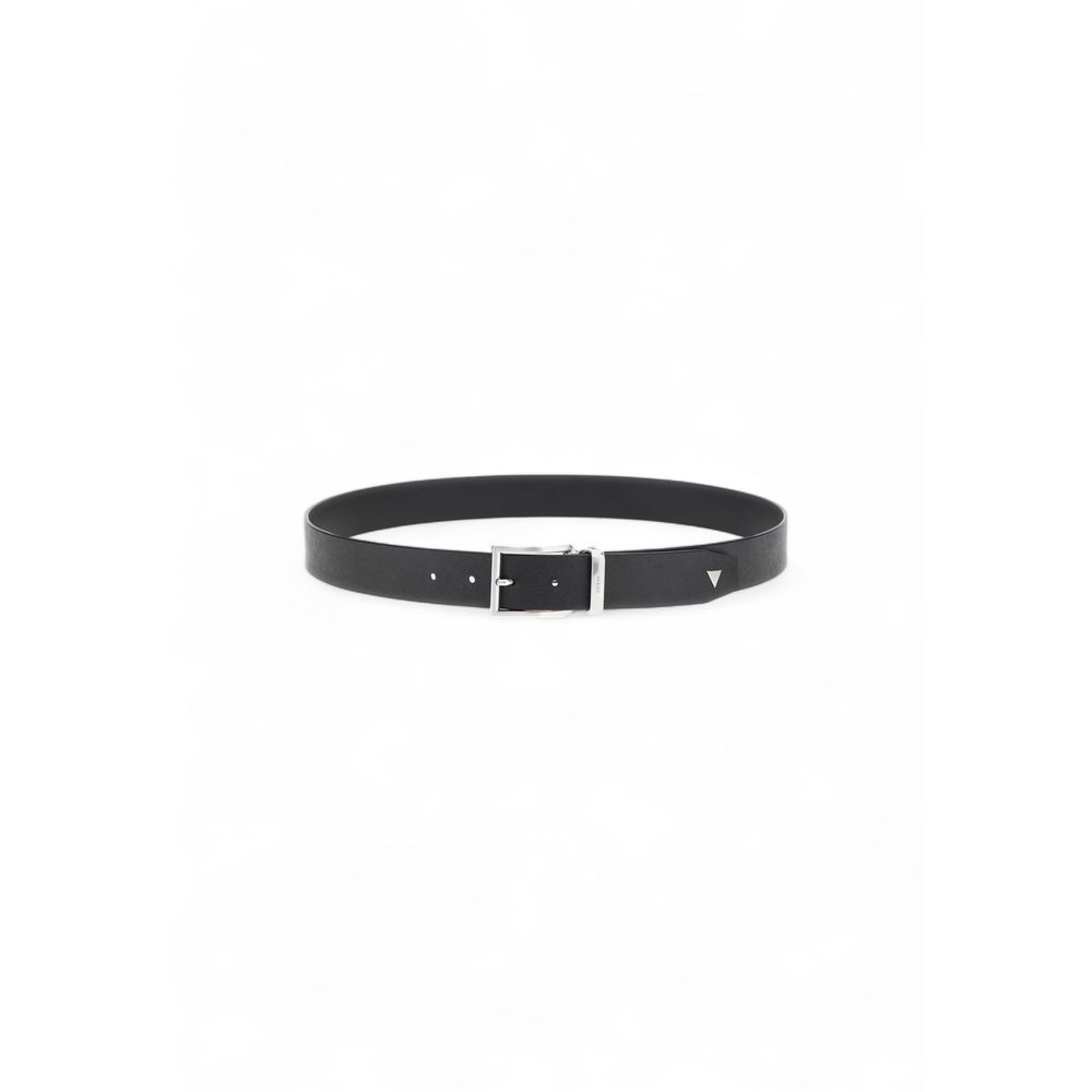 Guess Black Leather Belt - Arichezz.store