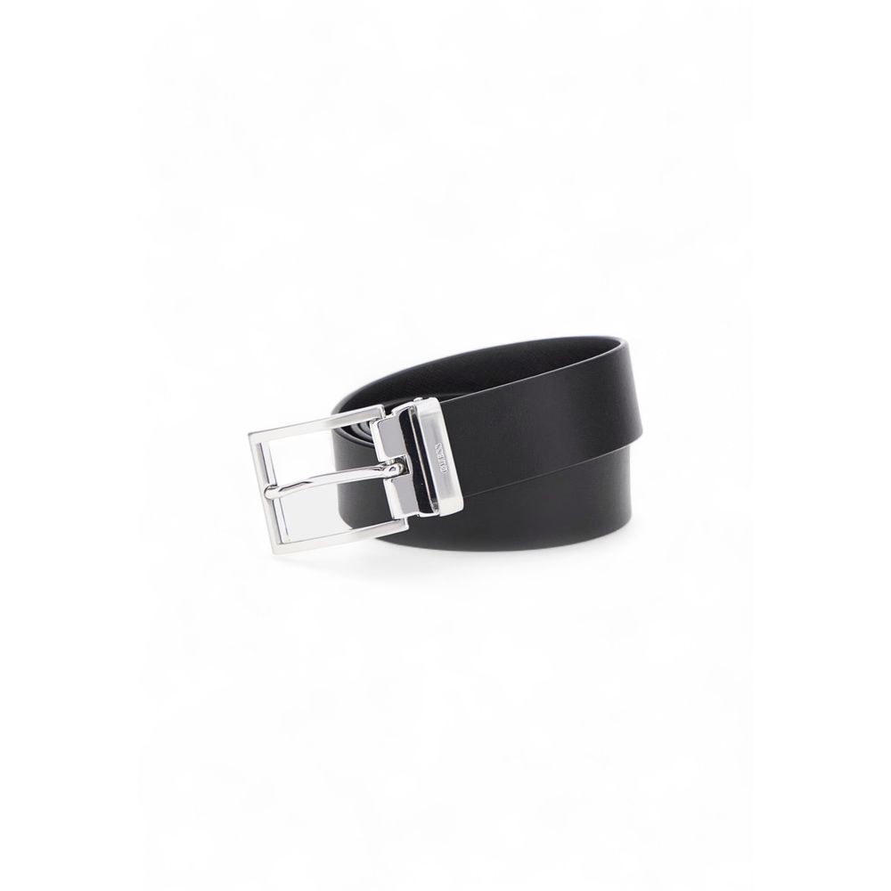 Guess Black Leather Belt - Arichezz.store