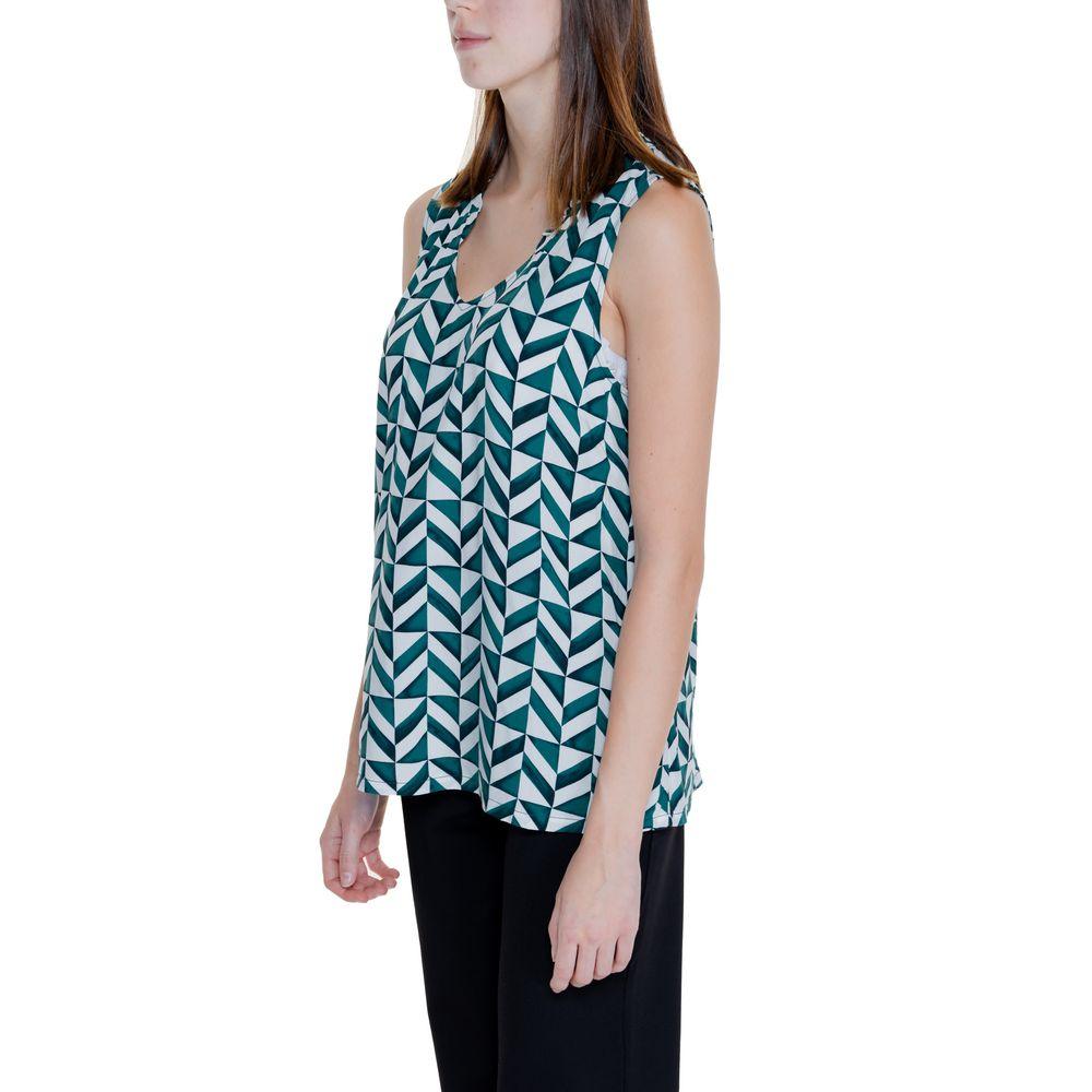 Street One Green Viscose Tops & T-Shirt - Arichezz.store