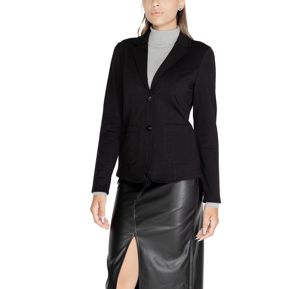 Street One Black Viscose Suits & Blazer - Arichezz.store