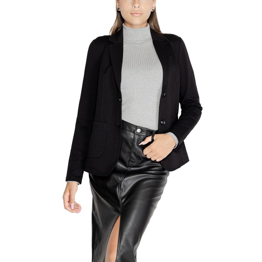 Street One Black Viscose Suits & Blazer - Arichezz.store