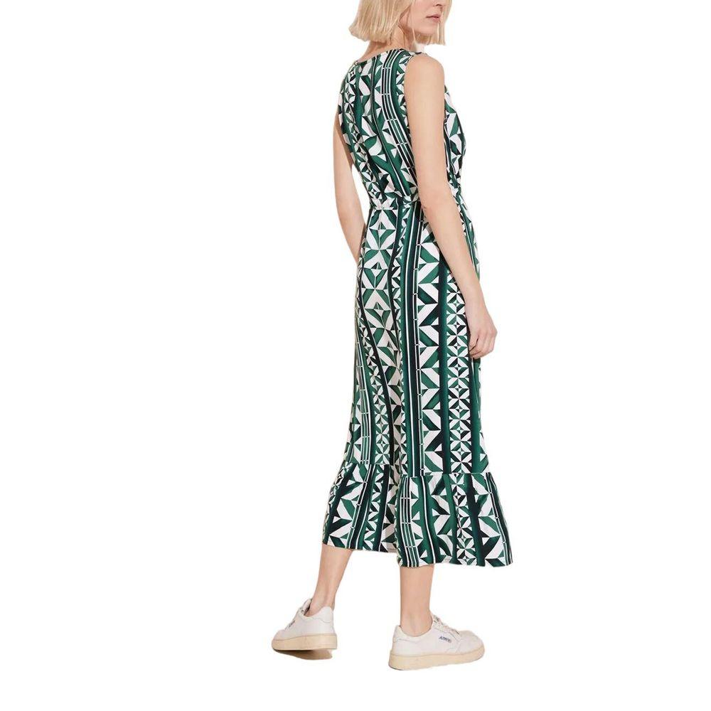 Street One Green Viscose Dress - Arichezz.store