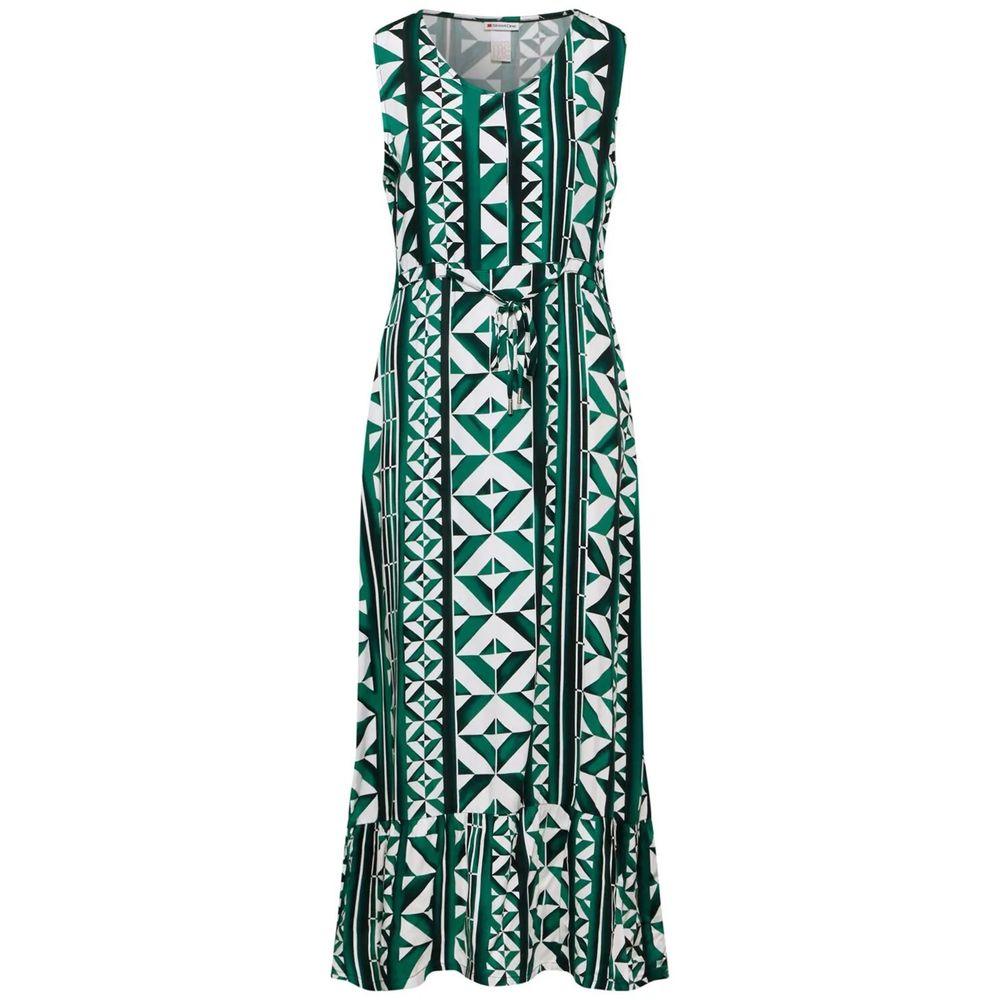 Street One Green Viscose Dress - Arichezz.store